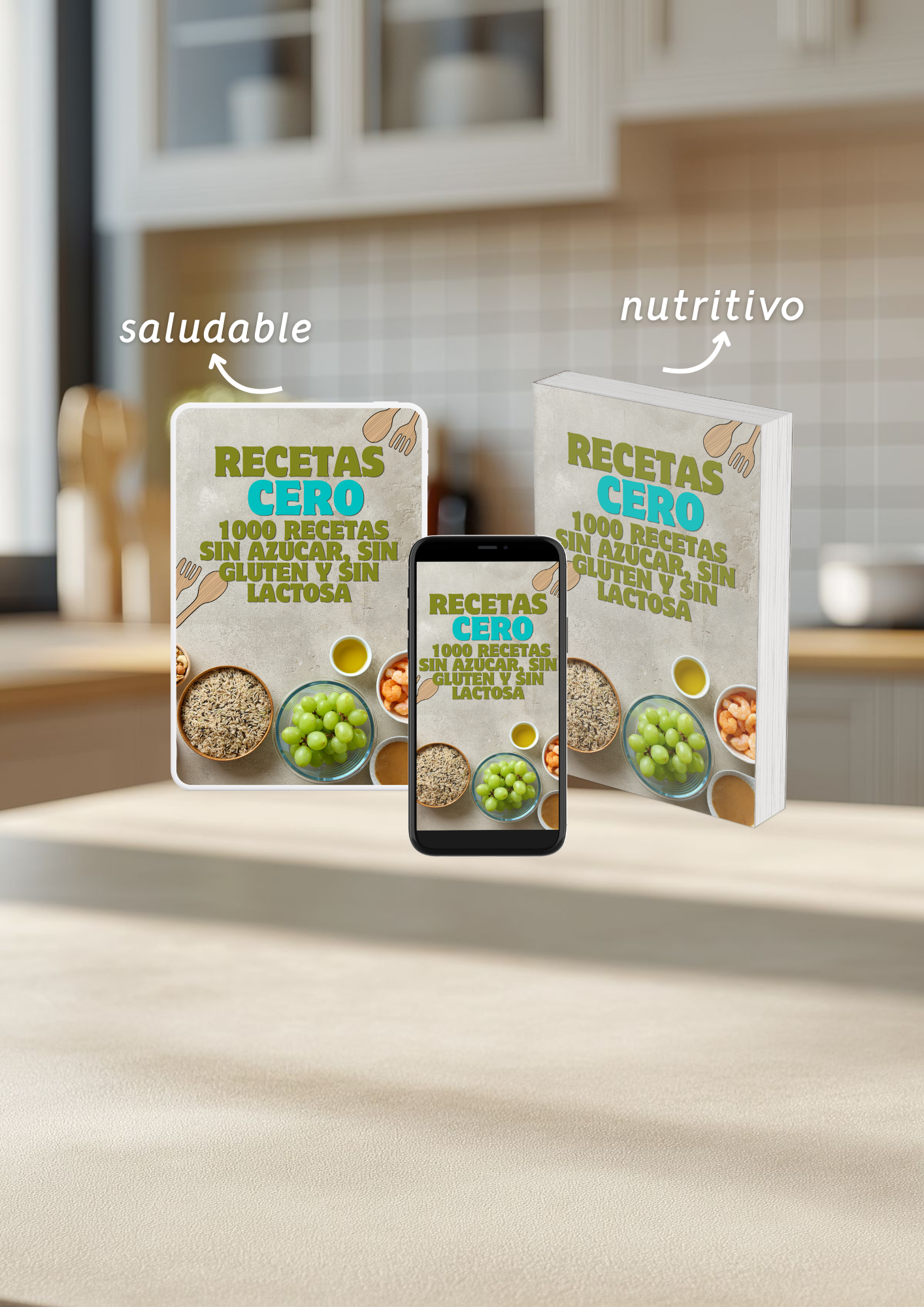 🌿365 Días Sin Azúcar y Sin Gluten: Recetas Deliciosas para Disfrutar Sin Culpa + 5 bonos de REGALO